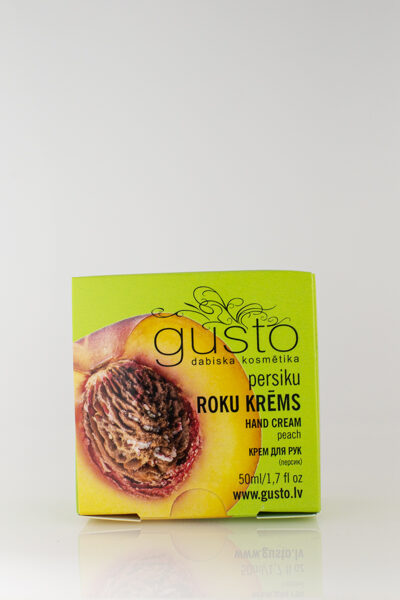 Persiku roku krēms